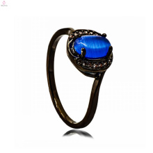 Bijoux de cuivre noir One Stone Jewelry Shop Intérieur perle Ring Design pour homme